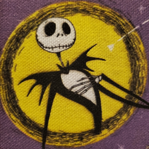 Disney Nightmare Before Christmas Printed Jack Skellington & Sally Canvas Print - Picture 2 of 11